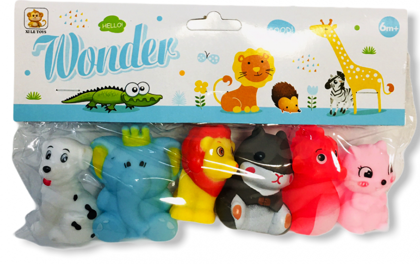 Комплект меки животни 6бр