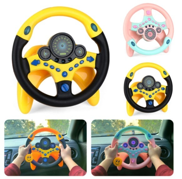 Волан на стойка, автосимулатор за момче или момиче, звук и светлини