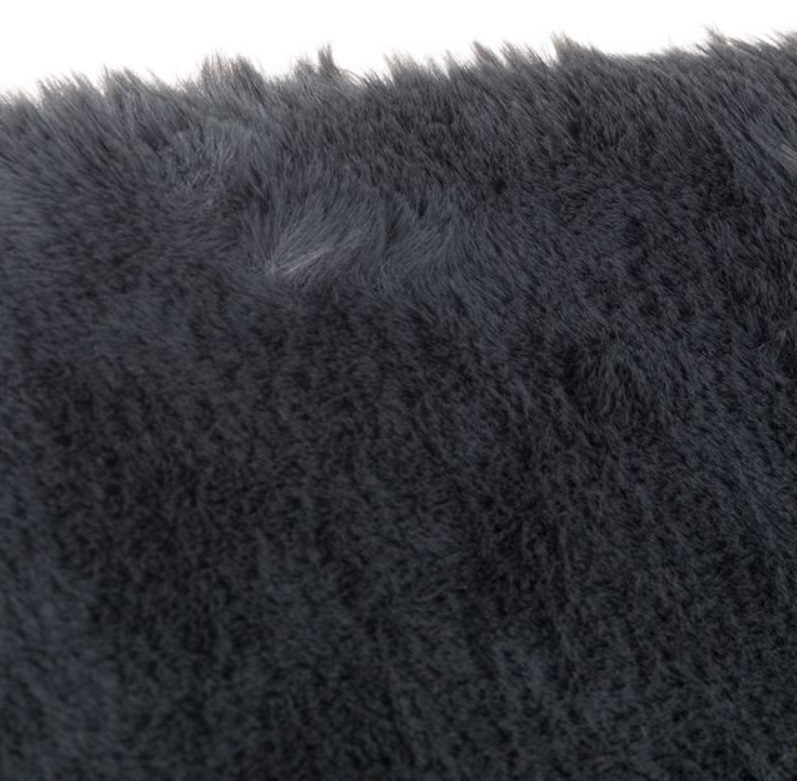 Меко декоративно килимче с противохлъзгаща обратна страна, два цвята, 75х120см