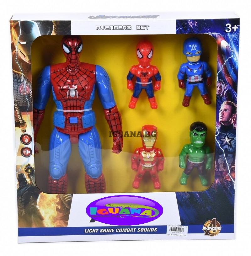 Комплект Фигури Супергероя Паяк