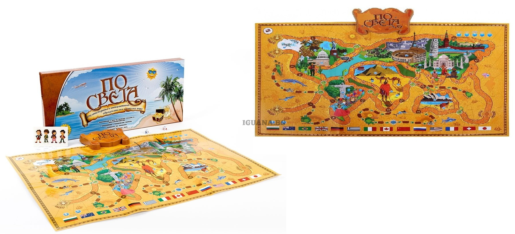 Интерактивна Образователна настолна игра „По света“