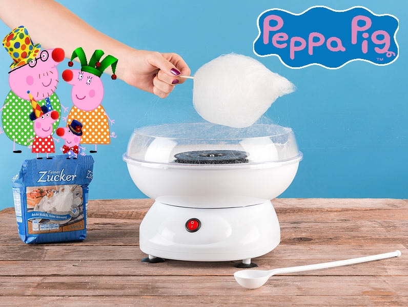 Машина за захарен памук 520W Пепа Пиг, Peppa Pig