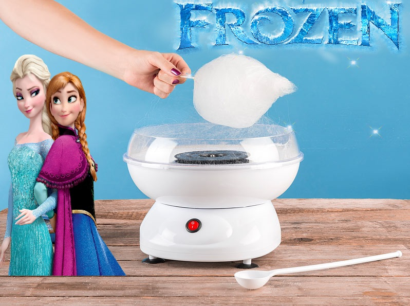 Машина за захарен памук 520W ЗАМРЪЗНАЛОТО КРАЛСТВО FROZEN