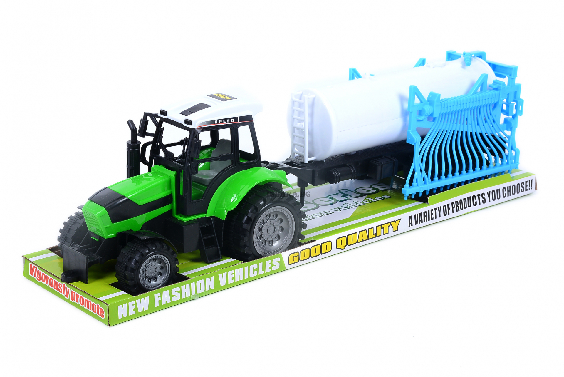 Детски трактор с цистерна машина