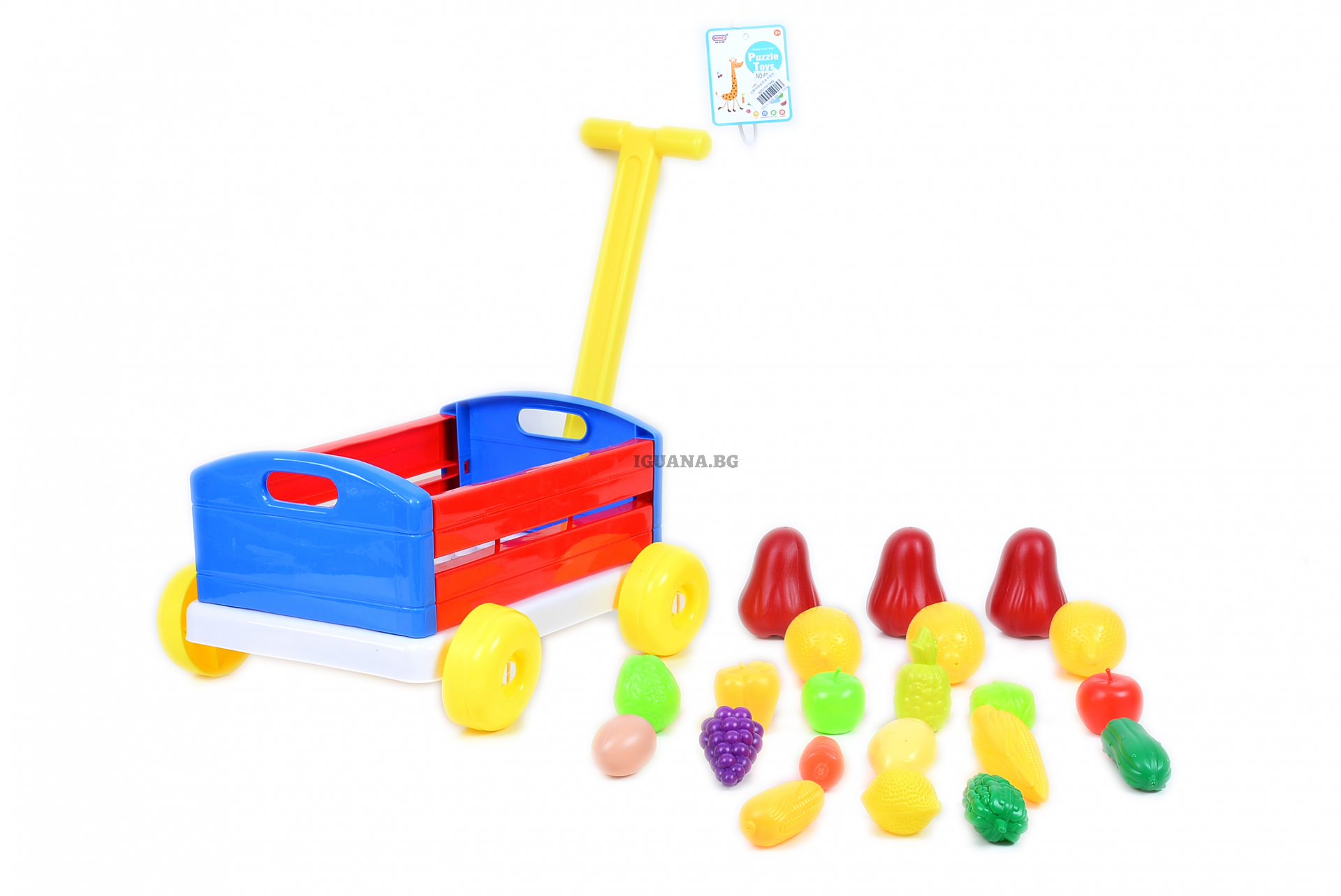 Количка за бутане с плодове