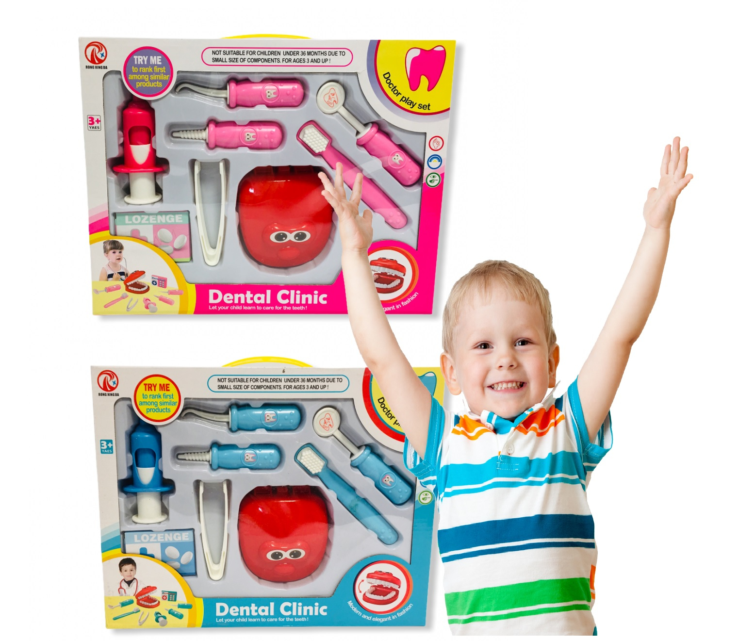 Зъболекарски комплект в два цвята