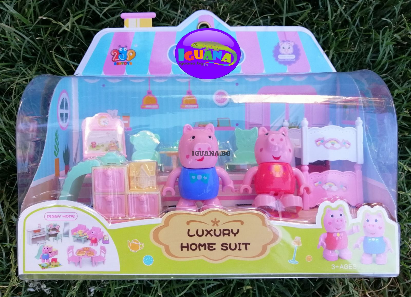 Комплект 2 фигурки ПРАСЕНЦА с мебели за стая