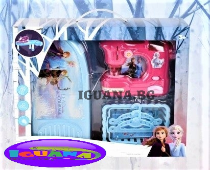 Шевна машина с дъска и кош Принцесите / Кукли