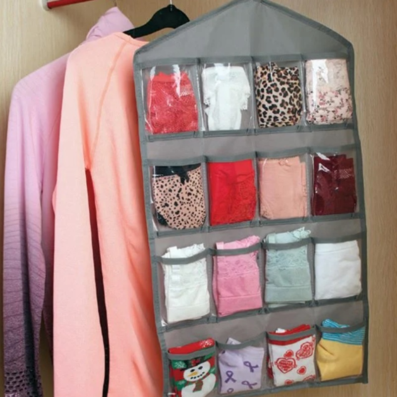 Висящ органайзер за съхранение с 16 отделения