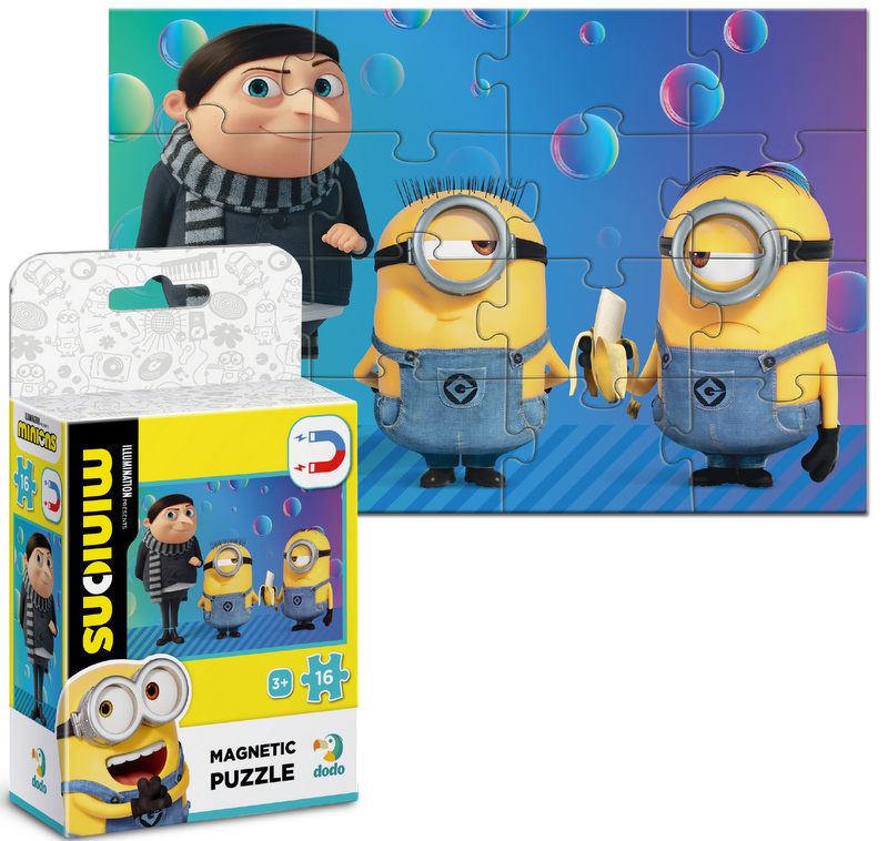Магнитен пъзел Миньоните Minions 35 ел. 14x11x5 см
