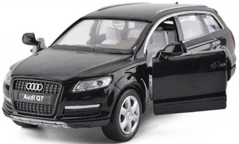 Метален Джип Audi Q7 със Засилване с Издърпване Назад, Отварящи се Врати и Капак MSZ 1:32