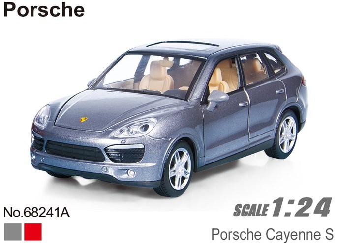 Метален Джип Porsche Cayenne с Отваряеми Врати, Преден Капак и Багажник MSZ 1:24