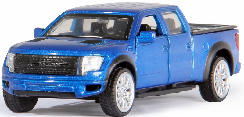 Метален Пикап Ford F-150 SVT Raptor с Амортисьори и Отварящи се Врати MSZ 1:52