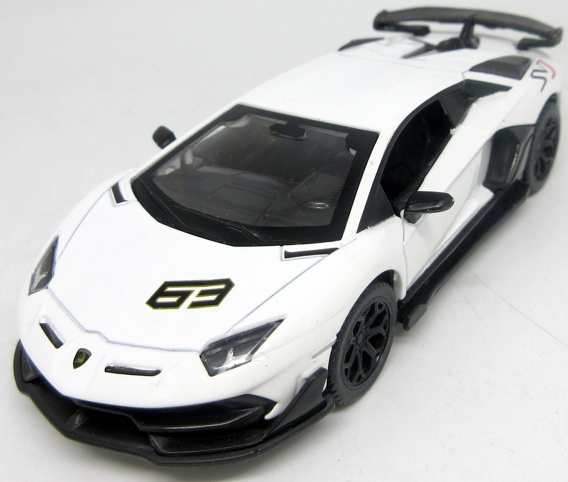 Метална Кола Lamborghini Aventador SVJ с Амортисьори и Отварящи се Врати MSZ 1:43