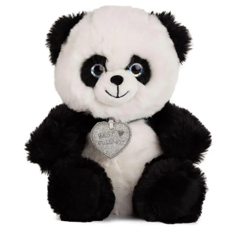 Панда с медальон „Best friends“, два цвята, 40см