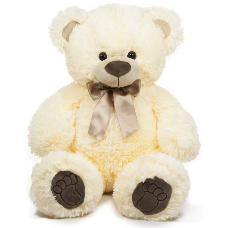 Мече с панделка два цвята, 42см