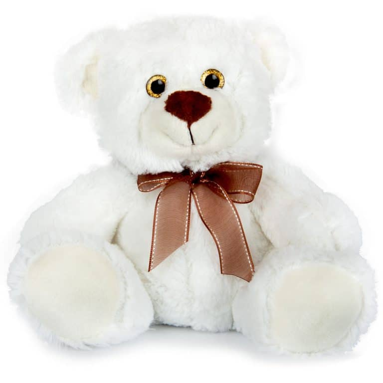 Мече с панделка три цвята, 23см