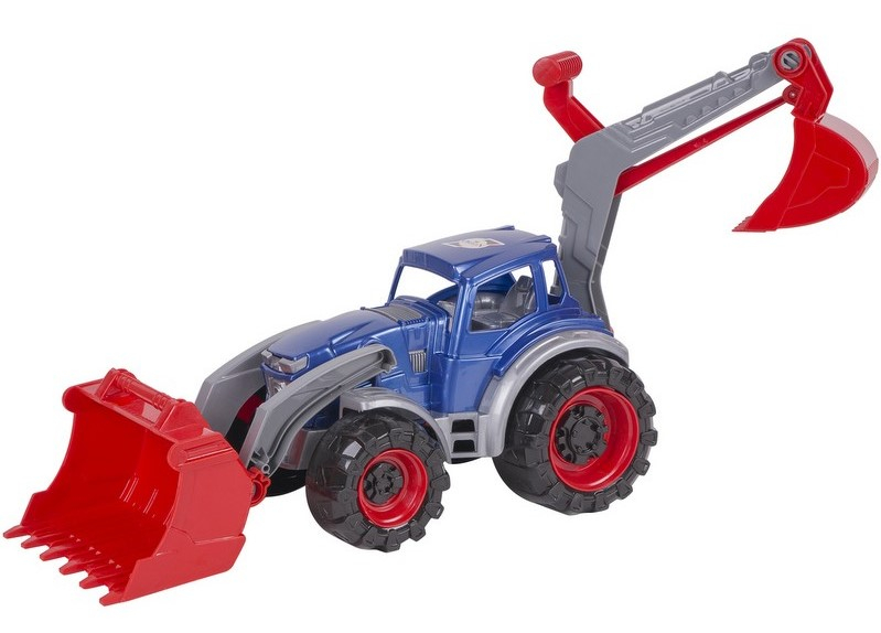 Трактор товарач с багер ТЕКСАС, 46х18х28см, два цвята, ORION, Украйна