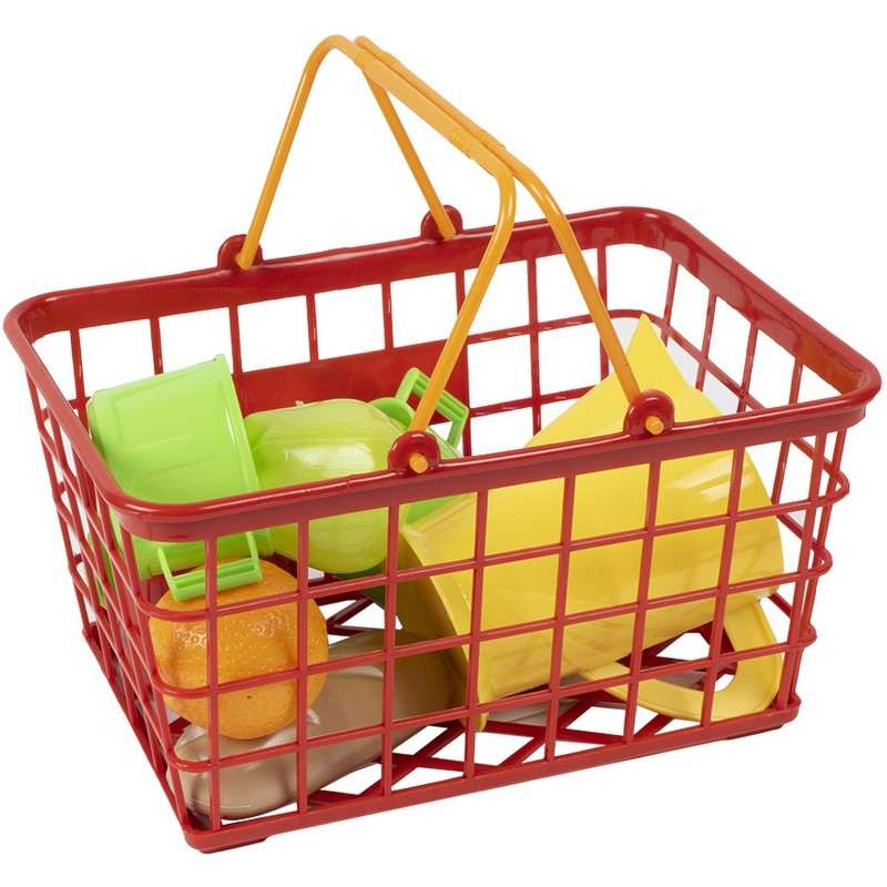 Кошница с комплект за чай и зеленчуци, три цвята, ORION, Украйна