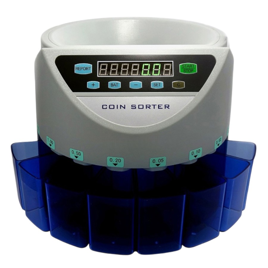 Броячна и сортираща машина за ЕВРО монети, монетоброячна, броене, сортиране