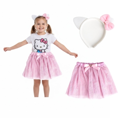 Детският Комплект Пола С Диадема За Коса Хелоу Кити Hello Kitty