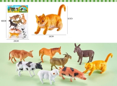Комплект Домашни Животни за Игра 8 бр. 
