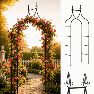 Арка Gothic Style® за рози и увивни растения, 240х150х37см