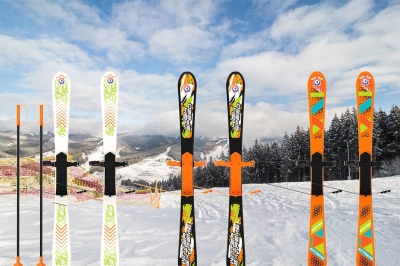 Детски Ски с Щеки за Карвинг, 3 Цвята, 90х14х12 см TECHNOK