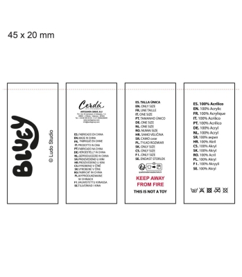 ДЕТСКА ШАПКА С ШАЛ И РЪКАВИЦИ BLUEY