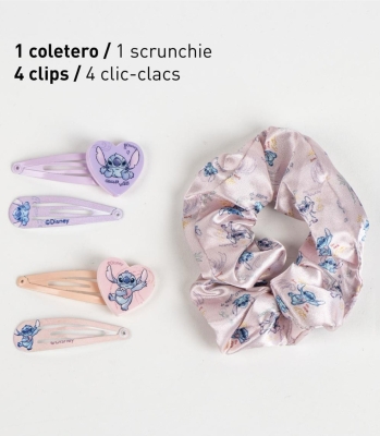 ФИБИ И ЛАСТИЦИ ЗА КОСА 5 БР. В БЛИСТЕР STITCH