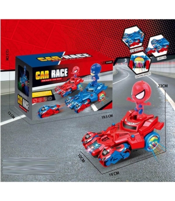 Детска Музикална Кола с Фигура Спайдермен, Spider-Man