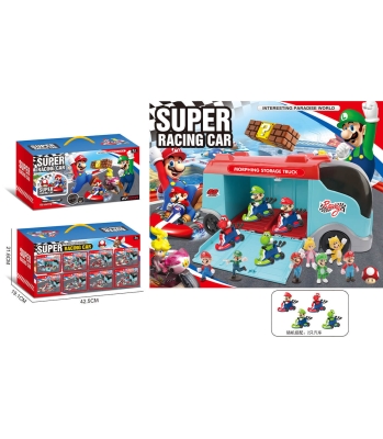 Голям Бус-Паркинг Супер Марио, Super Mario с 2 Коли