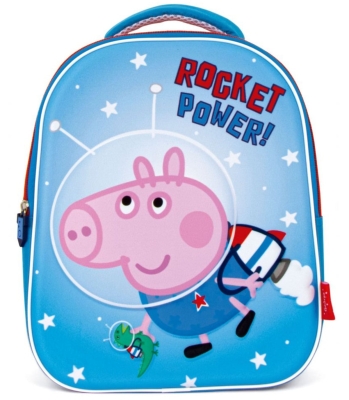 Раница за Детска Градина 3D Раница с 1 Отделение Пепа Пиг Peppa Pig - Джордж George