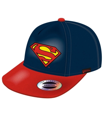ЮНОШЕСКА ШАПКА С КОЗИРКА И БРОДЕРИЯ SUPERMAN 56/58