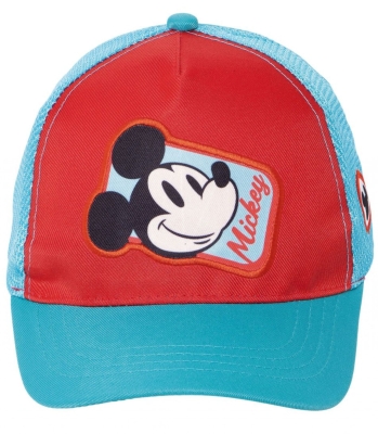 ДЕТСКА ШАПКА С КОЗИРКА И МРЕЖА MICKEY MOUSE 51/54