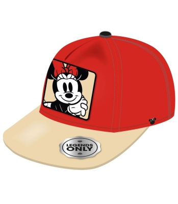 ЮНОШЕСКА ШАПКА С КОЗИРКА И БРОДЕРИЯ MINNIE MOUSE 56/58