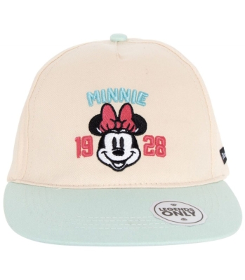 ЮНОШЕСКА ШАПКА С КОЗИРКА И БРОДЕРИЯ MINNIE MOUSE 56/58