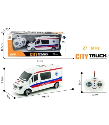 Линейка с дистанционно управление и Светлини, 4 посоки на движение, Подаръчна кутия 33см