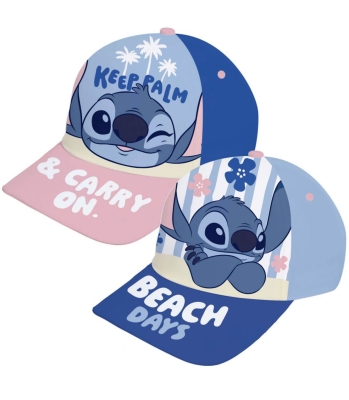ДЕТСКА ШАПКА С КОЗИРКА STITCH 48/51