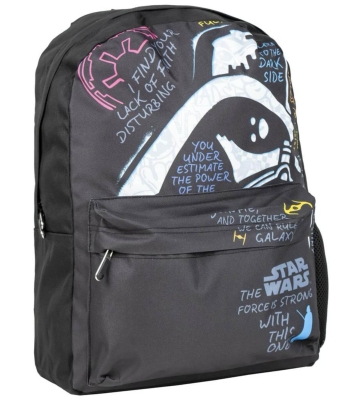 Ученическа Раница Star Wars с Голям и Малък Джоб