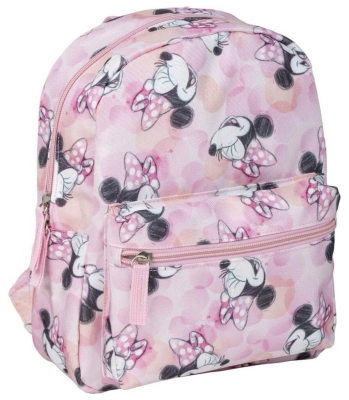 Раница за Детска Градина с Принт Мини Minnie с Голям и Малък Джоб Minnie Mouse