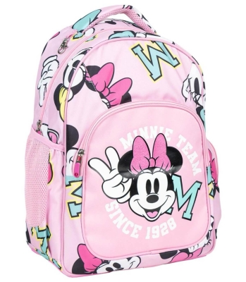  Ученическа Раница 42 См Мини Маус Minnie Mouse