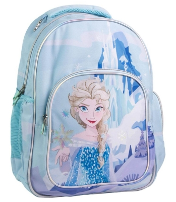 Голяма Ученическа Раница с голям и малък джоб Elsa Frozen, Замръзналото кралство Елза