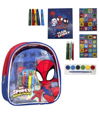 Раница с Комплект за Оцветяване Спайди, Spidey