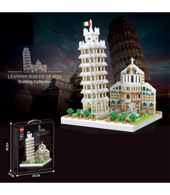 Конструктор Наклонена Кула в Пиза 2680 Части