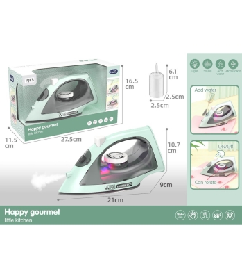 Детска Ютия с вода и изпръскване, Звук и Светлина