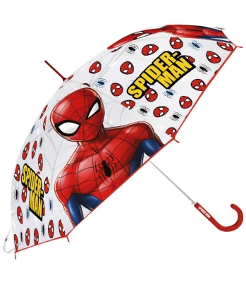 Детски Чадър Механичен EVA Прозрачен Спайдърмен Spiderman