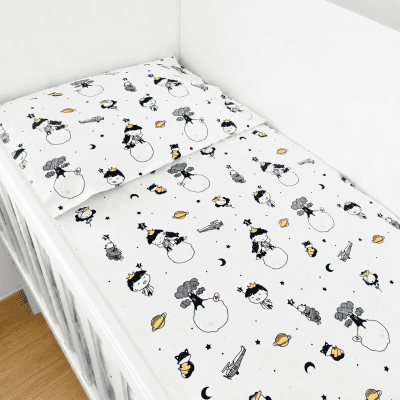 Детски Спален Комплект Малкото Кралство 100% Памук OEKO-TEX за Кошара 60x120см и 70x140см