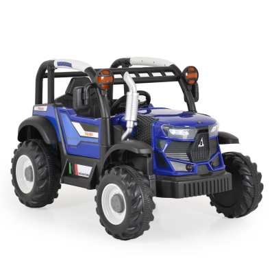 Акумулаторен трактор HARVEST син