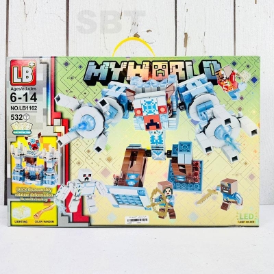 Конструктор 532 части с LED светещи елементи MYWORLD